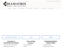 Tablet Screenshot of diamatrix.com