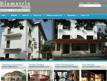 Tablet Screenshot of diamatrix.org